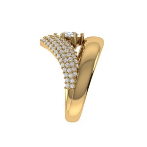 Anillo de Diamante Cultivado en Laboratorio con Corte Marquesa Auténtico, Plata 925, Anillos de Oro de 9kt, 14kt, 18kt para Joyería Femenina, Anillos de Compromiso - Product Image 3