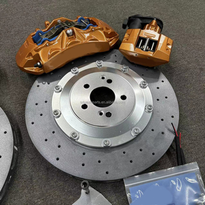 Bánh trước 6 piston, 400mm, bánh sau 380mm, đĩa phanh gốm Carbon đĩa phanh xe má phanh phụ tùng gốm - Product Image 5