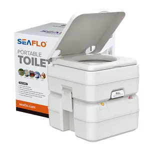 SEAFLO 20L Wohnmobil Marine Toilette tragbare Cassette Wohnwagen-Toilette Camping Boot Reisemobil tragbare Reise-Toilette