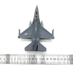 Modelo de Avión de Combate F-16C Fighting Falcon a Escala 1/100, de Metal Fundido a Presión, para Colección y Regalo - Product Image 6