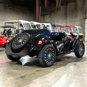 <span class=keywords><strong>Auto</strong></span> d'epoca nera di ultima progettazione elettrica Mini <span class=keywords><strong>Auto</strong></span> d'epoca retrò due posti moderni veicoli mobili visite turistiche - Product Image 2