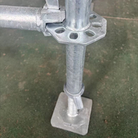 Accessoires pour système d'échafaudage traditionnel en acier robuste de type coupelle - Plaque de série d'échafaudage de construction personnalisée résistante à la corrosion