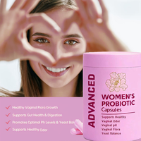 Probiotiques vaginaux pour femmes Équilibre du pH avec prébiotiques Mélange de probiotiques Lactobacillus Certificat COA Capsules vaginales féminines