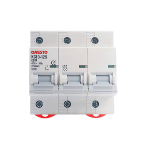 Interruptor de Circuito Trifásico de Alta Calidad <span class=keywords><strong>ONESTO</strong></span>, Tipo Riel DIN, 80A, 100A, 125A, MCB - Product Image 2