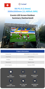 캔베스트 Rx P3.9 3.91mm 5000x3000mm 16.4x9.8피트 야외 렌탈 <span class=keywords><strong>LED</strong></span> 비디오 월 패키지 디스플레이 스크린 (스웨덴 투어링 DJ용) - Product Image 5