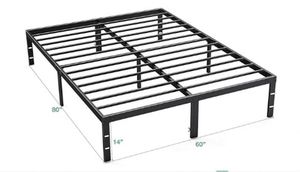 Minimalist Metal <b>Bed</b> Frame <b>Box</b> Spring Stable Design Bedroom Furniture - Product Image 4