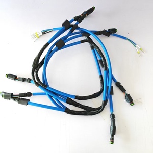 Kabelbaum für Yachten und Schiffe, Auto-Kabelbaum mit Nylon/PBT/PVC-Ummantelung, Verzinnter Kupferleiter, JST/Molex-Steckverbinder, Elektronik - Product Image 1