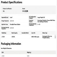 Аккумулятор EVA LiFePO4 3.2V 304Ач для систем накопления энергии - Новая литиевая батарея с высоким сроком службы от производителя сборочных линий