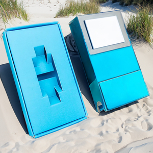 Boîtes à tiroirs rigides recyclables coulissantes à forte valeur ajoutée avec fenêtre Emballage de boîte en carton biodégradable Muha Meds Logo personnalisé - Product Image 2