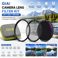 Kit de filtres pour objectif d'appareil photo CPL ND1000 UV, filtre polarisant à densité neutre, verre optique, cadre en aluminium multicouche pour DSLR