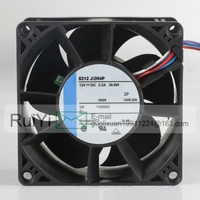 Ventilateur de refroidissement silencieux à roulement à billes 8212J/2H4P de haute qualité 24V 48V DC 12V 3.3A 39.6W AC EC 8038 80X80X38MM 8CM pour convertisseur de fréquence de châssis