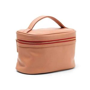 Bolsas de cosméticos de viaje de cuero PU de 10 pulgadas al por mayor, bolsa de maquillaje esencial de belleza, funda para meñique, organizar con asa - Product Image 4