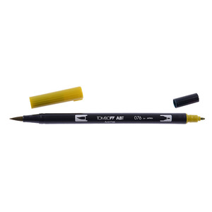 TOMBOW ABT - Rotulador de Doble Punta Verde Ocre - Product Image 1
