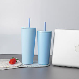 500 мл, 750 мл, нержавеющая сталь, классический стакан с откидной крышкой, Двойная Вакуумная многоразовая чашка для воды с 2 в 1 крышку - Product Image 6