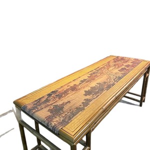 Bamboo Tea Mat 40x180cm Traditional Chinese Style Eco-Friendly <b>Table</b> <b>Runner</b> For Tea Room Decor - Product Image 5