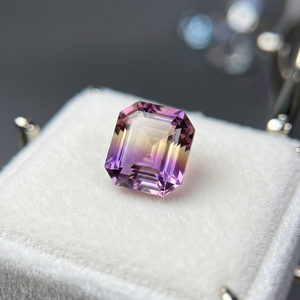 Ametrina Bicolor Natural Brasileña Premium de 4.38 Ct |   Corte Excelente |   Gema Suelta de Colección - Product Image 5
