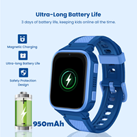 Reloj Inteligente LAGENIO K10 HD con Videollamadas, Resistente al Agua, 950 mAh, RTOS, GPS, Rastreo, Nano IP68, Tarjeta SIM 4G para Niños