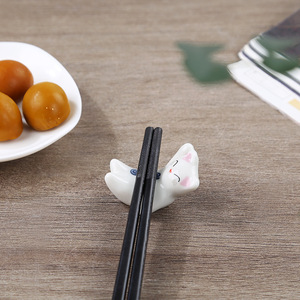 Chaton Forme Creative Cartoon En Céramique <span class=keywords><strong>Petit</strong></span> Lapin Baguettes Titulaire pour Hôtel <span class=keywords><strong>Restaurant</strong></span> - Product Image 4