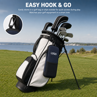 Tas Sarung Sarung Tangan Golf EVA Custom Anti Kusut Ringan Tahan Lama Tempat Sarung Tangan Golf Organizer Tas Golf untuk Alat Divot Tees OEM