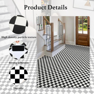ORON DECP Low MOQ Peel and <strong>Stick</strong> <strong>Tile</strong> Pvc Vinyl Flooring Roll Home Decor Room Decoration Items Luxury Waterproof Vinyl Flooring - Product Image 5