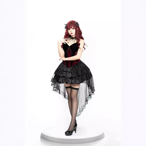 Disfraz de Halloween adulto Duquesa vampiro y bruja gótica oscura para puesta en escena - Product Image 4