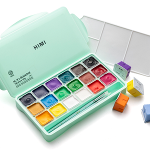MIYA <span class=keywords><strong>HIMI</strong></span> Art Painting 30g 18 couleurs Set de peinture à la <span class=keywords><strong>gouache</strong></span> avec emballage de 4 couleurs - Product Image 2