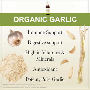 O suplemento erval do extrato do alho apoia a função circulatória Alho orgânico para o metabolismo do lipido e o apoio imunitário - Product Image 3