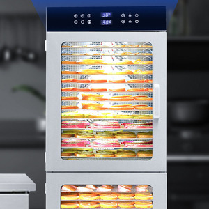 Deshidratador de Alimentos Comercial de Gran Capacidad, 32-40 Bandejas, Secador Vertical de Frutas y Carnes con Puerta Transparente, Multifuncional - Product Image 2