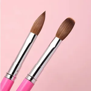 1PCS Kolinsky Hair Nail Art <b>Brush</b> Acrylic UV Gel Carving Pen <b>Brush</b> Liquid Powder DIY Nail Painting Drawing Tools Size 2-18 - Product Image 3