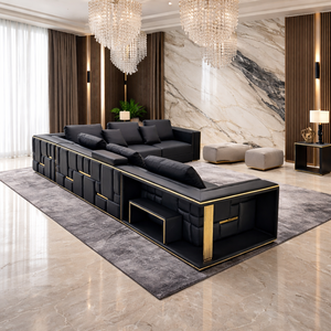 Sofá Modular Reclinable <span class=keywords><strong>Babylon</strong></span> Rack Visionnaire, Muebles para Sala de Estar, Conjunto de Sofás de Tela, Combinación de Esquina y Chaise Longue, Relleno de Esponja - Product Image 1