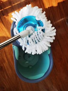 Gescheiden Vuil En Schoon Water Droog En Nat Reinigingsgereedschap Met Bloemensnijder Set 360 ° Roterende Gereedschapszwabber En Emmer Voor Reiniging - Product Image 6