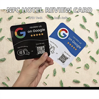 Programmierbare NFC PVC-Karte 13,56MHz TAG213 TAG215 TAG216 Individuell Bedruckte QR-Code NFC-Karte für Google-Bewertungen und Social-Media-Sharing
