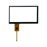 Écran tactile capacitif PCAP de 7 pouces avec ILI2511 I2C, prend en charge le verre de protection de 8 mm d'épaisseur pour les appareils anti-explosion et les kiosques de contrôle