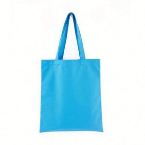 Design Wholesale Blank Solid-color Hand-held Canvas <b>Bags</b> As Student Gifts - Product Image 5