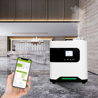 Système de Diffusion de Parfum Tout-en-Un avec Ventilateur d'Atomisation 2000 ㎡   Diffuseur d'arômes mural autonome pour espaces commerciaux, idéal pour la climatisation