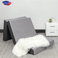 Matelas en mousse visco-élastique confortable de qualité surmatelas pliant lit pliable refroidissement reine roi taille matelas compressé