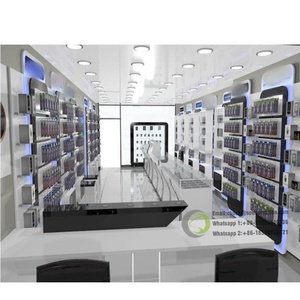 Thiết kế nội thất cửa hàng điện thoại di động, quầy trưng bày đồ gỗ tại trung tâm thương mại - Product Image 4