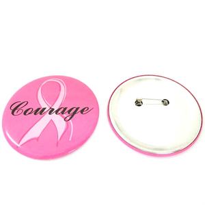 Vente en gros, promotion, octobre, cercle de sensibilisation au cancer du sein, badge broche avec ruban rose et guérison, espoir, amour, foi - Product Image 3