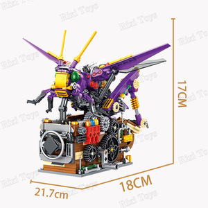 GaoMiSi T2101 Serie Insectos, Juguete Educativo de Mantisa Mecánica para Armar, Bloques de Construcción, Regalo Decorativo para Niños y Niñas - Product Image 4