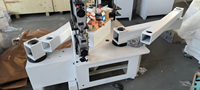 Machine semi-automatique pour le travail du bois, bandes de bord droites et courbes