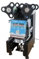 Machine de scellage automatique de gobelets, scelleuse de film pour gobelets de thé au lait, machine à sceller les plateaux, machine à seau chromé