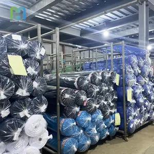 Changxing pabrik Harga Terendah super poly 220 gsm Harga halaman bahan tricot untuk setelan lari