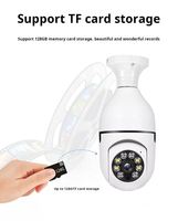 Caméra de sécurité sans fil CMOS à vision nocturne X604-1, 360° CCTV, mini caméra cachée, IP67 étanche, WiFi 5 GHz/2,4 GHz, pour la maison