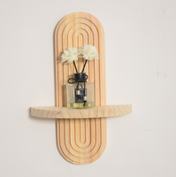 Étagère murale en bois pour la décoration de la maison, support de rangement pour la chambre à coucher, étagère murale pour le salon, bijoux