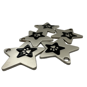 תגיות זיהוי לחיות מחמד מודפסות בהתאמה אישית, דו-צדדיות, ידידותיות לסביבה, חמודות, מסאטן, עם דוגמת חיות, סיטונאי יצרן - Product Image 2