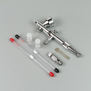 Set de Aerógrafo HD 180 de Doble Acción con Alimentación por Gravedad de 7.0cc, Velocidad Ajustable, Portátil para Trabajos Artísticos - Product Image 1