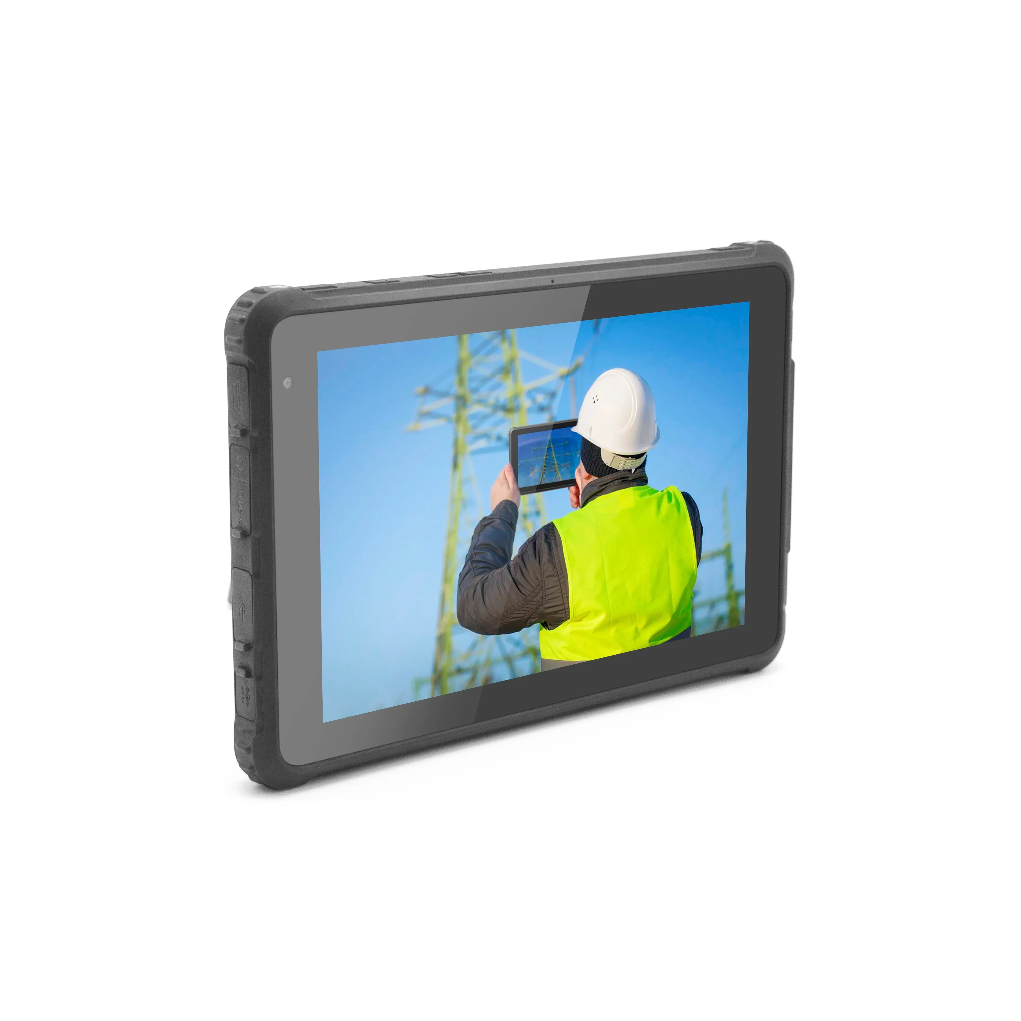 Fahrzeug montiert Vesa Sonnenlicht Ansicht Bildschirm Tablet NFC-Leser Mobiler Computer 4G LTE RJ45 Robustes Tablet für Windows 10