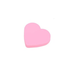 Silicone Scalp Massage Brush Heart Shaped Pink For Hair Care And Scalp Cleansing - Product Image 1