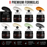Cire coiffante OEM sous marque privée 360 Styles Wave Pomade Extra Hold Firm Cera Para El Cabello pour hommes MOQ