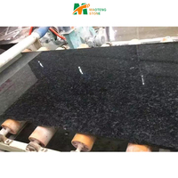Dalles de granit galaxie noire naturelle 100% Carreaux de pierre de conception moderne pour l'extérieur et la cuisine-Poli et flammé